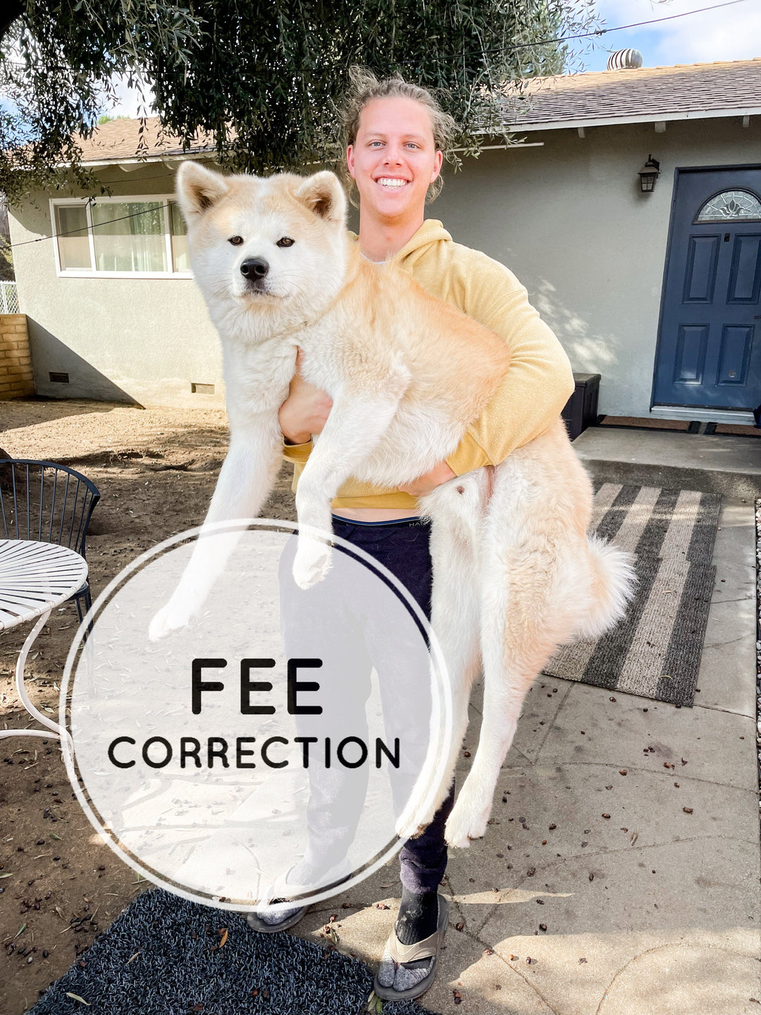 FEE CORRECTION